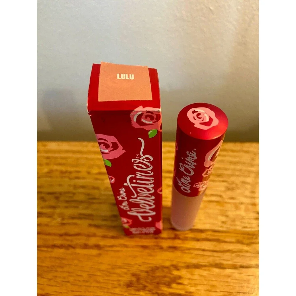 Lime Crime LULU Velvetines Liquid Matte Lipstick FULL Sz BNIB Rare Peachy Beige
